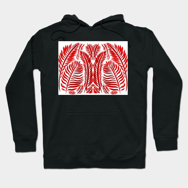 Red leaves Hoodie by nloooo